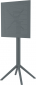 Комплект пластиковых барных складных столов Siesta Contract Sky Folding Bar Table 60 Set 4 сталь, пластик темно-серый Фото 9