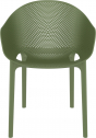 Кресло пластиковое Siesta Contract Sky Pro стеклопластик, полипропилен оливковый Фото 8