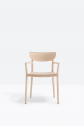 Кресло деревянное PEDRALI Tivoli ясень, фанера беленый ясень Фото 5