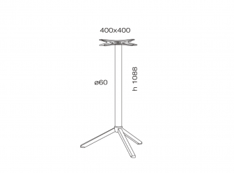 Подстолье металлическое барное-thumbs-Фото3