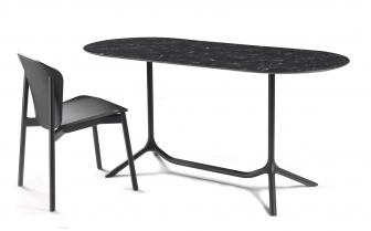 Столешница овальная Compact Laminate для подстолья Tripe Double