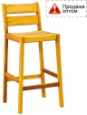 Стул деревянный барный Tagliamento Mindos ироко Фото 1