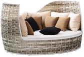 Лаунж-диван плетеный Higold Shenzhou X алюминий, искусственный ротанг, sunbrella, олефин Фото 2