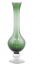 Ваза с длинным горлышком Полосы EDG Vase стекло зеленый Фото 2
