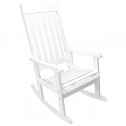 Кресло-качалка деревянное Azzura Svannah сосна белый Фото 2