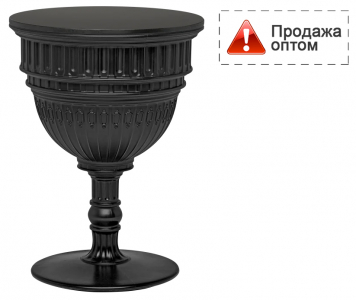Столик пластиковый кофейный Qeeboo Capitol полиэтилен черный Фото 1