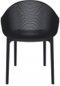 Кресло пластиковое Siesta Contract Sky стеклопластик, полипропилен черный Фото 8