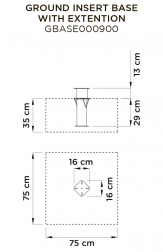 База для крепления зонта в грунт Base 4.7 кг-thumbs-Фото3