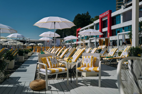 Пляж отеля Pullman Sochi Centre, г. Сочи