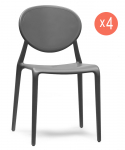 Комплект пластиковых стульев Gio Set 4