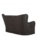 Диван двухместный плетеный с подушками JANUS et Cie Butterfly II алюминий, искусственный ротанг, акрил ява Фото 6