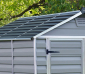 Сарай пластиковый Palram Skylight Shed 6x10 алюминий, поликарбонат серый Фото 6
