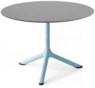 Столик ламинированный кофейный Scab Design Tripe сталь, компакт-ламинат HPL голубой, светло-серый Фото 1