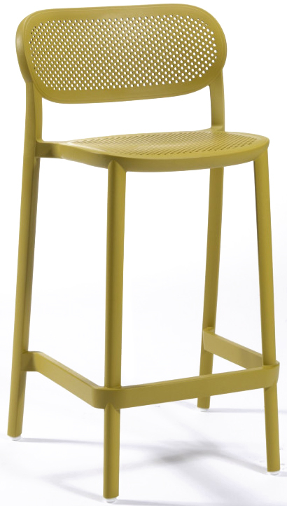 Стул пластиковый полубарный Nuta Stool 68