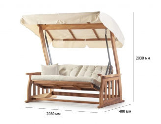 Диван-качели с подушками-thumbs-Фото3