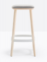 Табурет полубарный с обивкой PEDRALI Babila алюминий, ясень, ткань Фото 6
