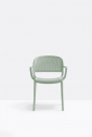 Кресло пластиковое PEDRALI Dome стеклопластик светло-зеленый Фото 6
