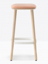 Табурет полубарный с обивкой PEDRALI Babila алюминий, ясень, ткань Фото 7