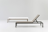 Шезлонг-лежак дизайнерский Kettal Landscape алюминий, ткань Фото 1