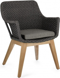 Кресло плетеное с подушкой-thumbs-Фото1