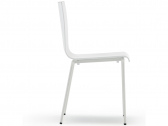 Стул пластиковый PEDRALI Kuadra XL сталь, технополимер белый Фото 6