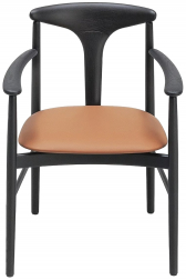 Кресло деревянное с обивкой-thumbs-Фото1