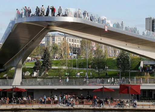 Парящий мост, Москва