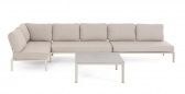 Модуль угловой металлический с подушками Garden Relax Gerald алюминий, олефин пеликан Фото 13