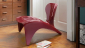 Лаунж-стул пластиковый SLIDE Isetta Lacquered полиуретан матовый красный Фото 4