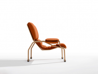 Кресло мягкое B-LINE Supercomfort дуб, натуральная кожа Фото 6
