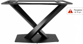Подстолье металлическое двойное Tron 1294EM металл с порошковым покрытием черный Фото 1