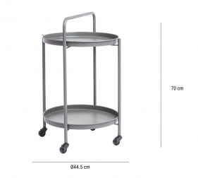 Столик металлический сервировочный-thumbs-Фото3