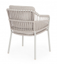 Кресло плетеное с подушками Garden Relax Talaia сталь, роуп, олефин морозный Фото 2