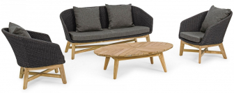 Комплект деревянной плетеной мебели-thumbs-Фото1