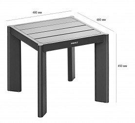 Столик кофейный металлический-thumbs-Фото3