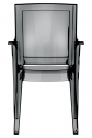 Кресло прозрачное Siesta Contract Arthur поликарбонат черный Фото 7