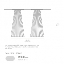Подстолье пластиковое двойное-thumbs-Фото3