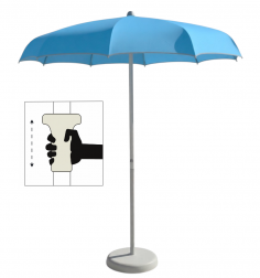 Зонт пляжный профессиональный Ø2 м-thumbs-Фото1