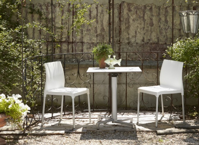 Стул пластиковый Scab Design Chloe Chair Mon Amour анодированный алюминий, технополимер лен Фото 4
