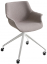 Кресло офисное с обивкой Gaber More UR алюминий, pu-flex, ткань Фото 1