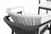Кресло плетеное Varaschin Smart алюминий, роуп, ткань Фото 6
