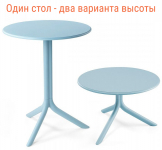 Стол пластиковый обеденный Spritz + Spritz Mini