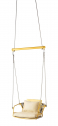Качели плетеные Scab Design Lisa Swing сталь, морской канат желтый, серебристый Фото 16