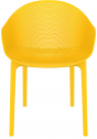Кресло пластиковое Siesta Contract Sky стеклопластик, полипропилен желтый Фото 5