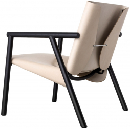 Кресло лаунж деревянное с обивкой-thumbs-Фото1