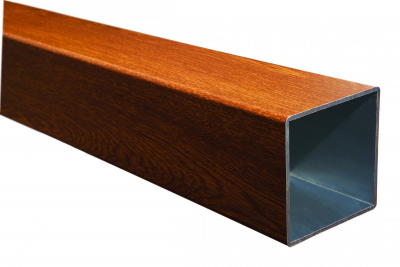 Зонт профессиональный 3х3 м Scolaro Galileo Wood алюминий, акрил имитация ироко, слоновая кость Фото 8