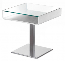 Столик стеклянный с полкой-thumbs-Фото1