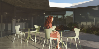 Стул пластиковый Vondom Love Basic полипропилен, стекловолокно нефритовый Фото 5