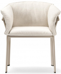 Кресло металлическое с подушкой-thumbs-Фото1