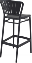 Стул пластиковый барный Siesta Contract Portofino стеклопластик, полипропилен черный Фото 7